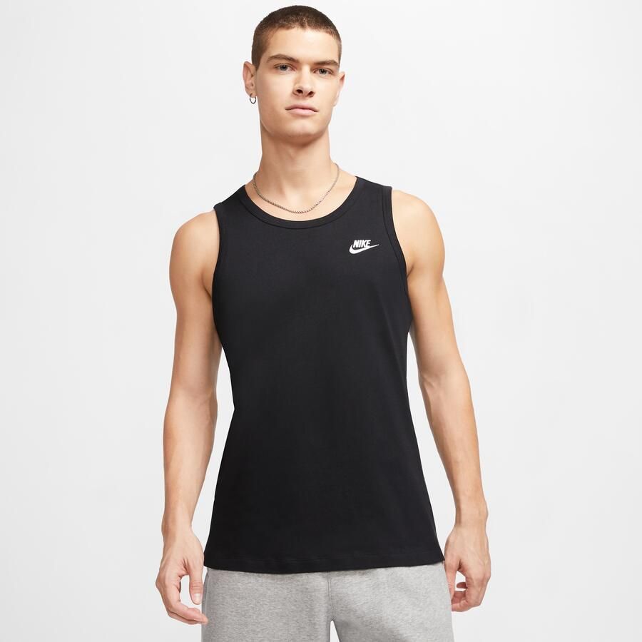 Nike Sportswear Club tanktop voor heren Zwart - Foto 3