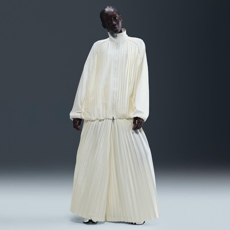 Nike Collection geplooid trainingsjack voor dames Wit - Foto 3