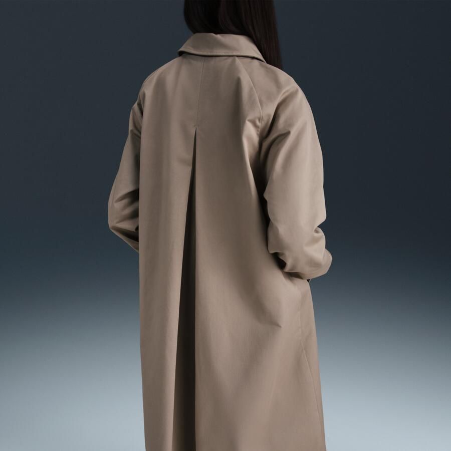 Nike Sportswear Collection ruimvallende trenchcoat van keperstof voor dames Bruin