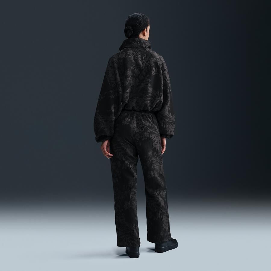 Nike Collection trainingsbroek van jacquard met halfhoge taille voor dames Zwart - Foto 2