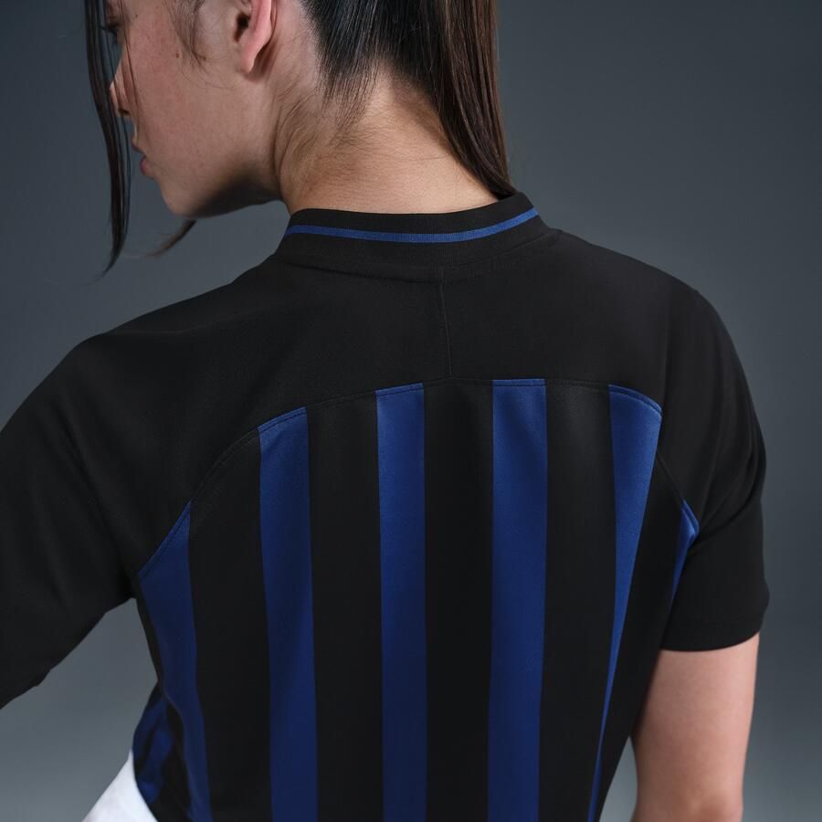 Nike croptop met korte mouwen voor dames Blauw