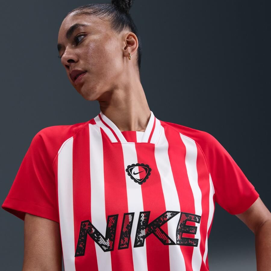 Nike croptop met korte mouwen voor dames Rood - Foto 2