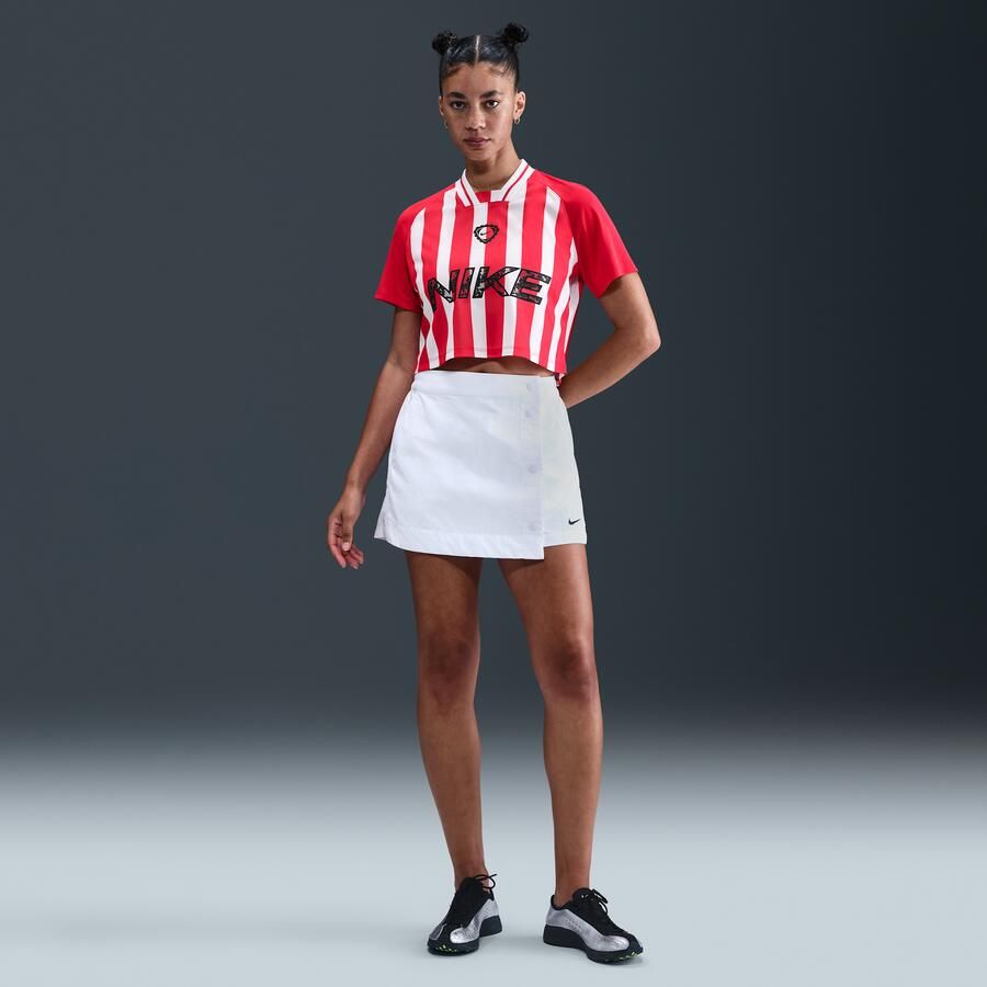 Nike croptop met korte mouwen voor dames Rood - Foto 3