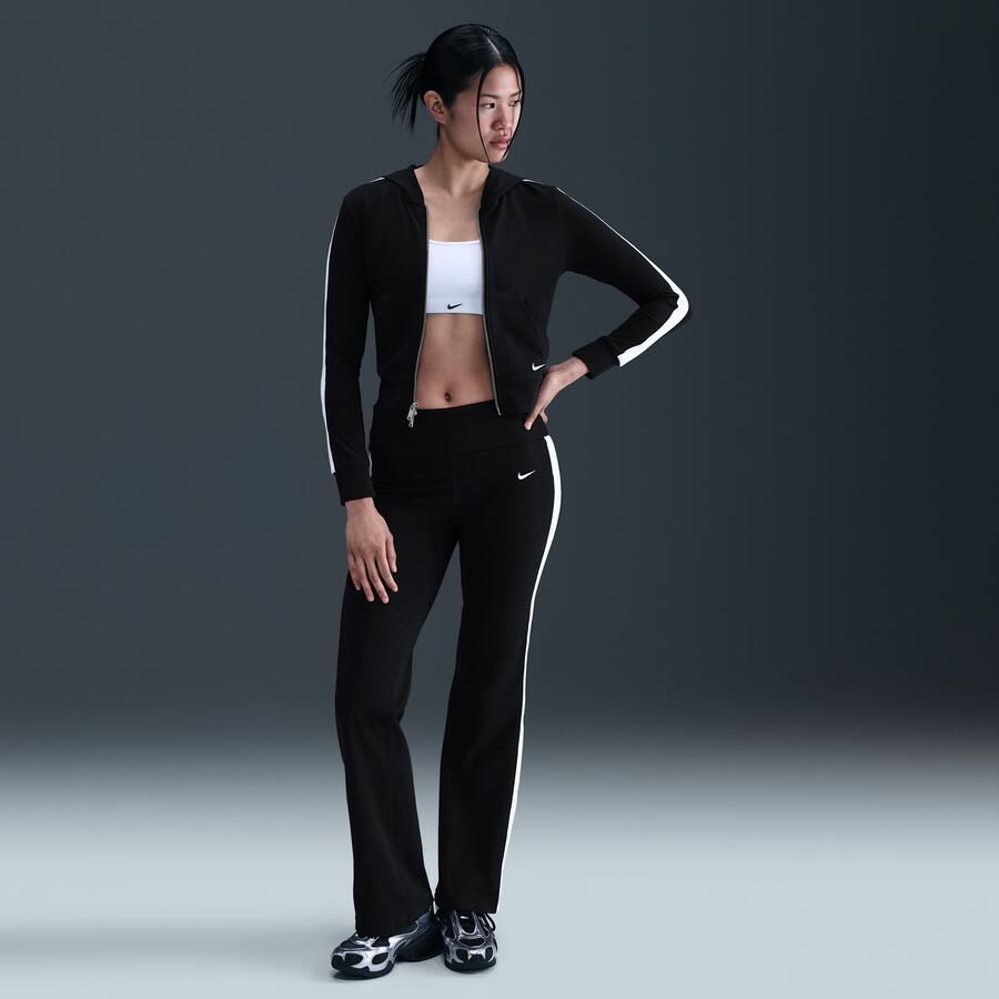 Nike Sportswear damestop met rits over de hele lengte capuchon en lange mouwen Zwart - Foto 3