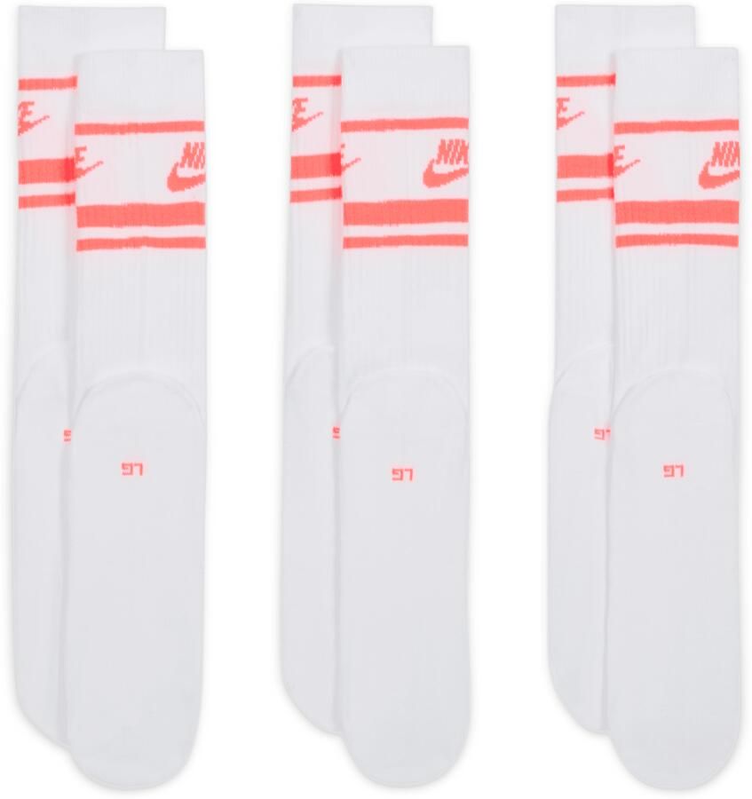 Nike Dri-FIT Everyday Essential crew sokken (3 paar) Wit