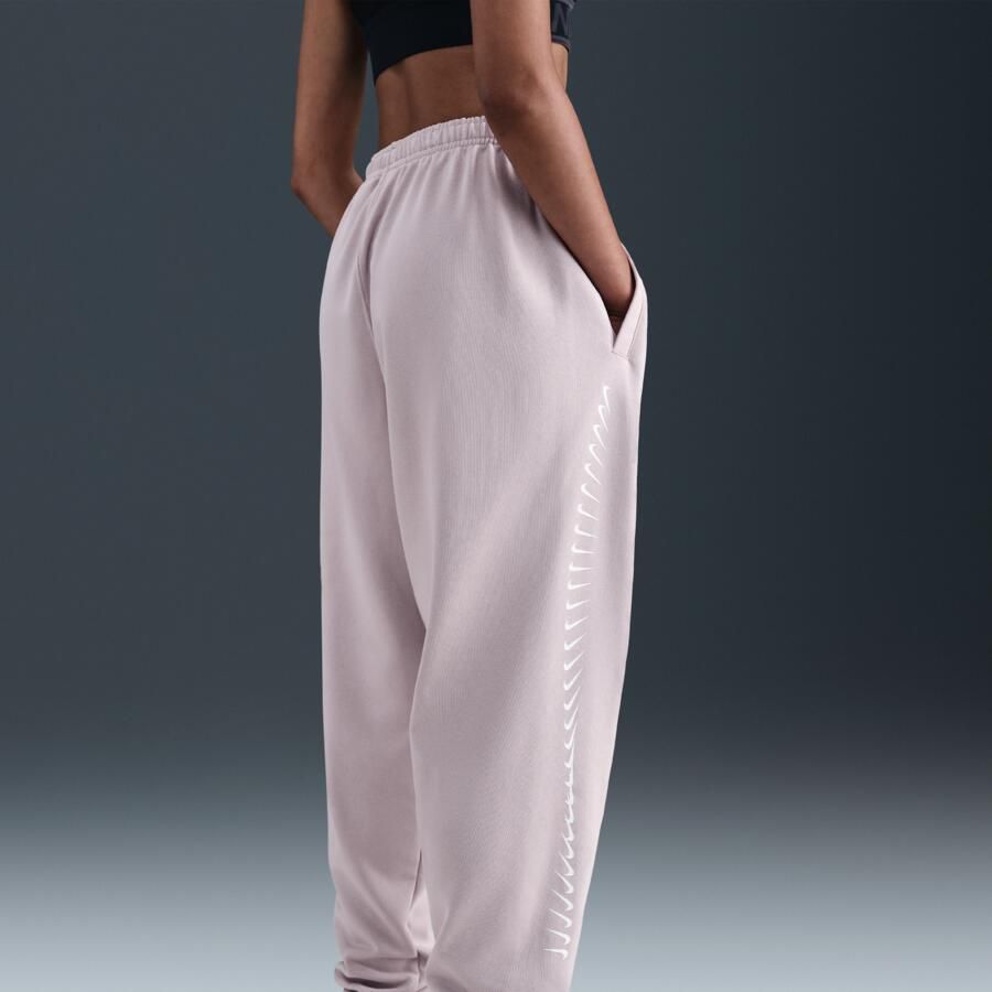 Nike Dri-FIT fleecebroek voor meisjes Paars - Foto 2