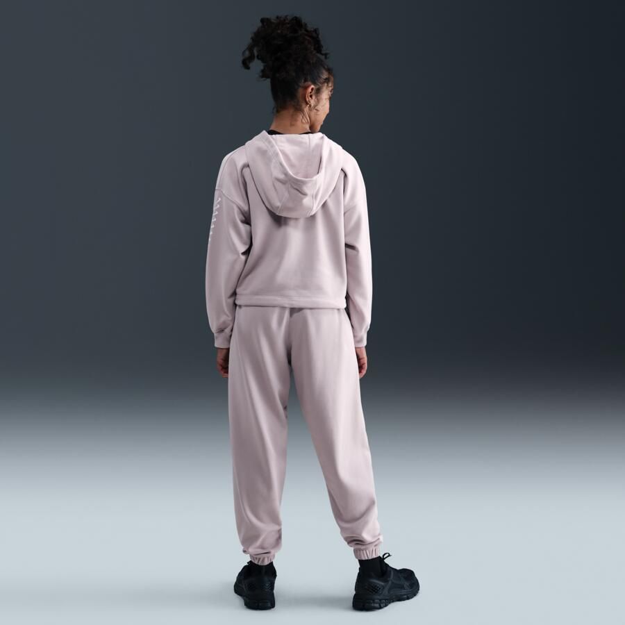 Nike Dri-FIT fleecebroek voor meisjes Paars - Foto 3