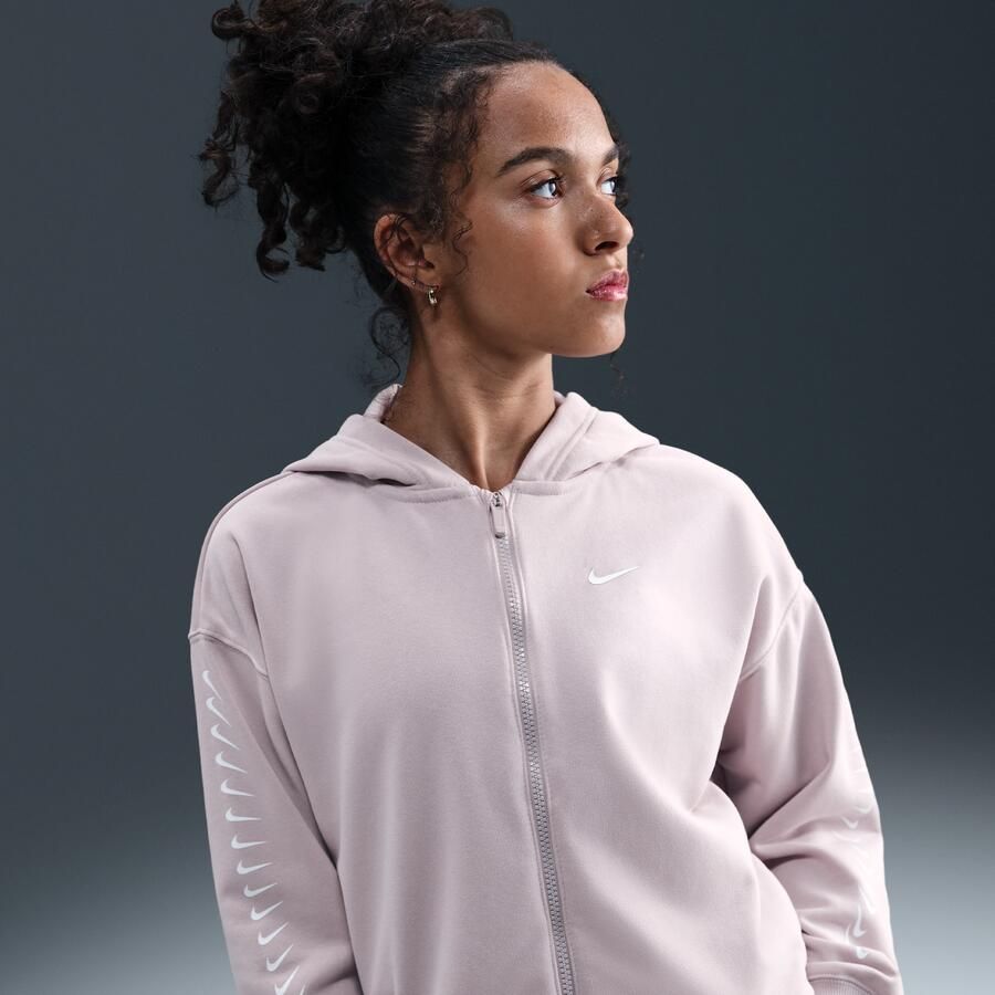 Nike Sportswear Dri-FIT fleecehoodie voor meisjes Paars - Foto 4