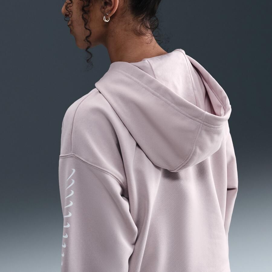 Nike Sportswear Dri-FIT fleecehoodie voor meisjes Paars