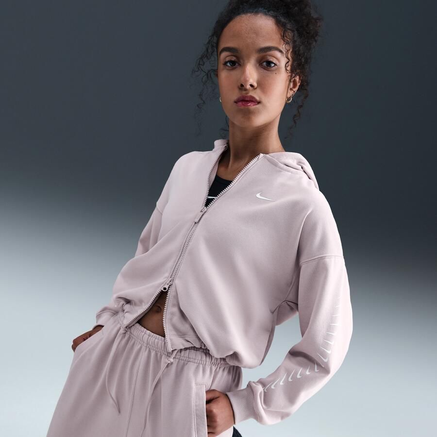 Nike Sportswear Dri-FIT fleecehoodie voor meisjes Paars - Foto 2