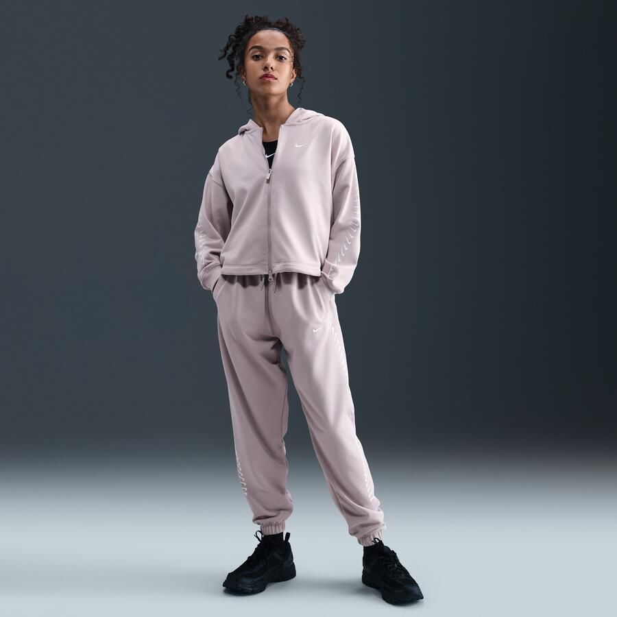 Nike Sportswear Dri-FIT fleecehoodie voor meisjes Paars - Foto 3