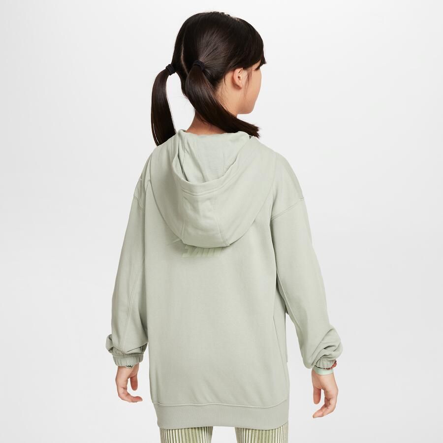 Nike Sportswear Dri-FIT oversized fleecehoodie voor meisjes Groen - Foto 4