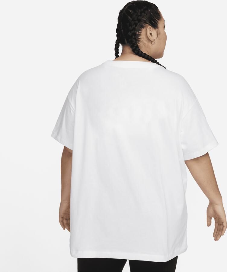 Nike Essential T-shirt voor dames (Plus Size) Wit - Foto 4