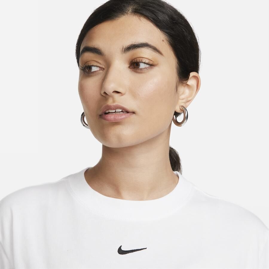 Nike Essentials Lbr Tee Dames T-shirt White Dames
