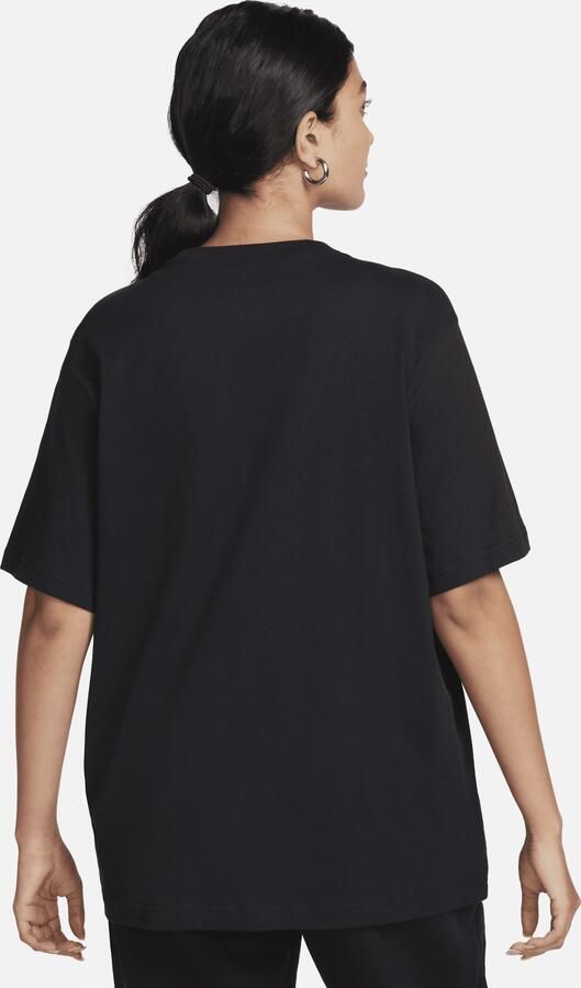 Nike Sportswear Essential T-shirt voor dames Zwart - Foto 4