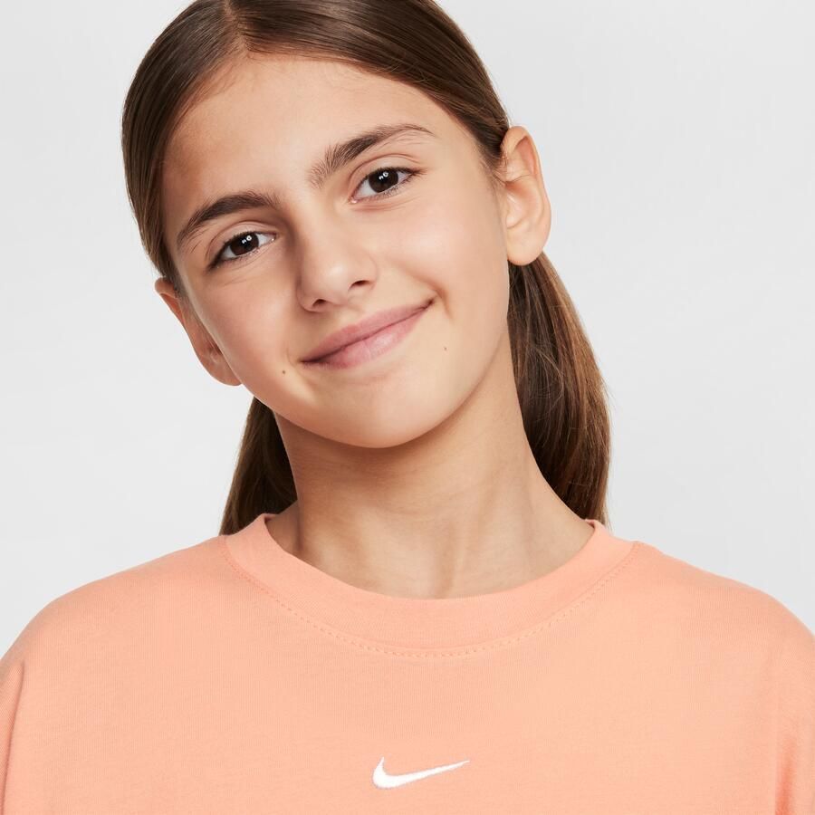 Nike Essential T-shirt voor meisjes Oranje - Foto 2