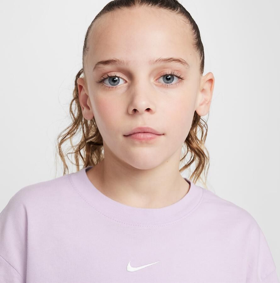 Nike Sportswear Essential T-shirt voor meisjes Paars - Foto 2