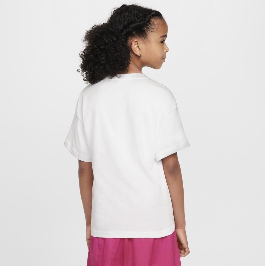 Nike Essential T-shirt voor meisjes Wit - Foto 4