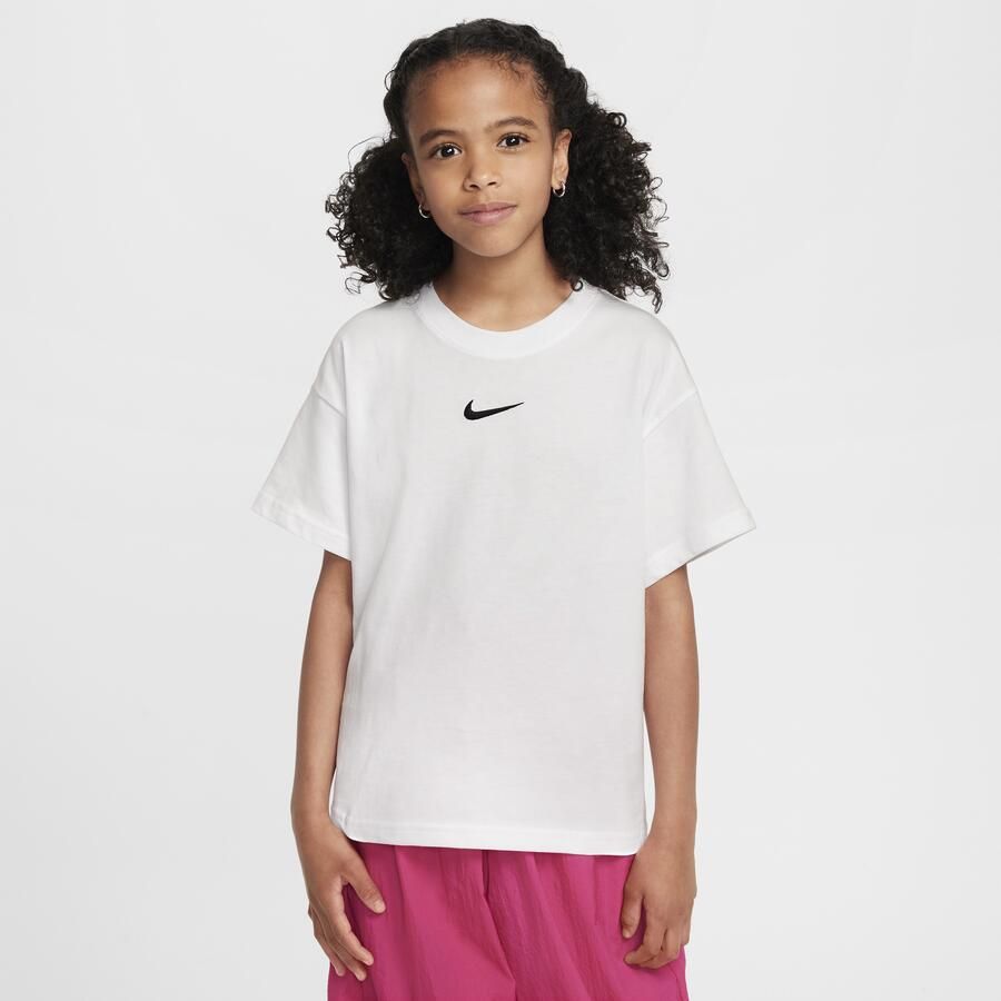 Nike Essential T-shirt voor meisjes Wit - Foto 3