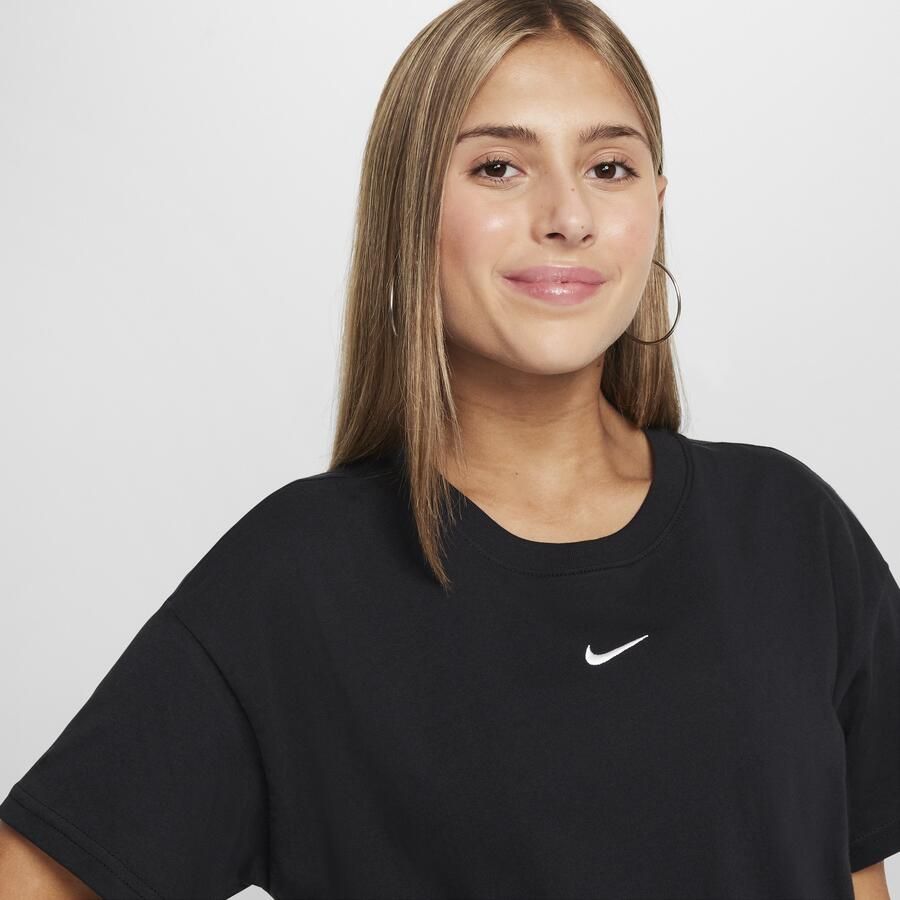 Nike Essential T-shirt voor meisjes Zwart