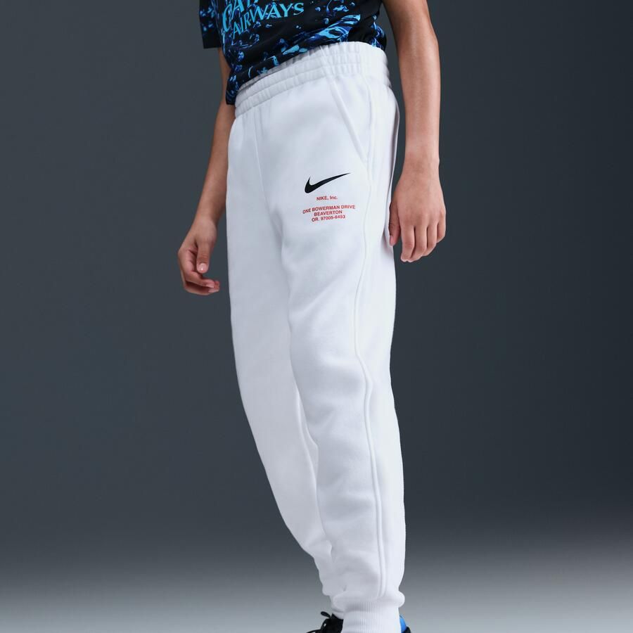 Nike Sportswear Fleece joggingbroek voor jongens Wit