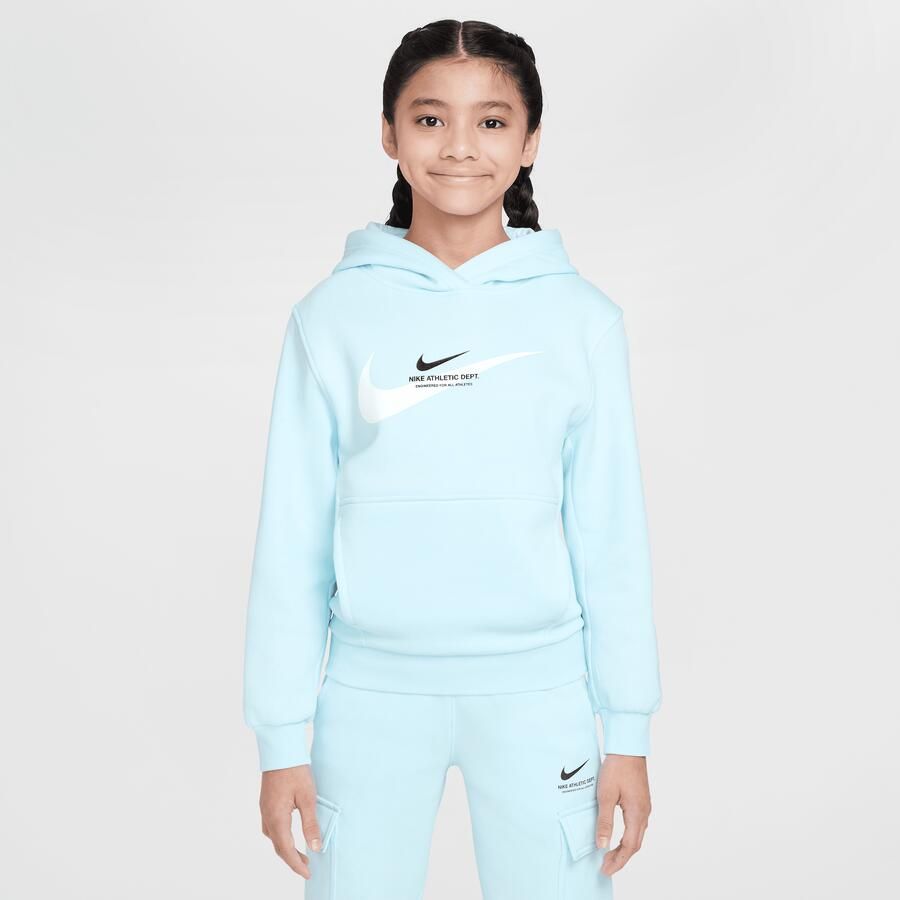 Nike Fleecehoodie voor kids Blauw - Foto 4