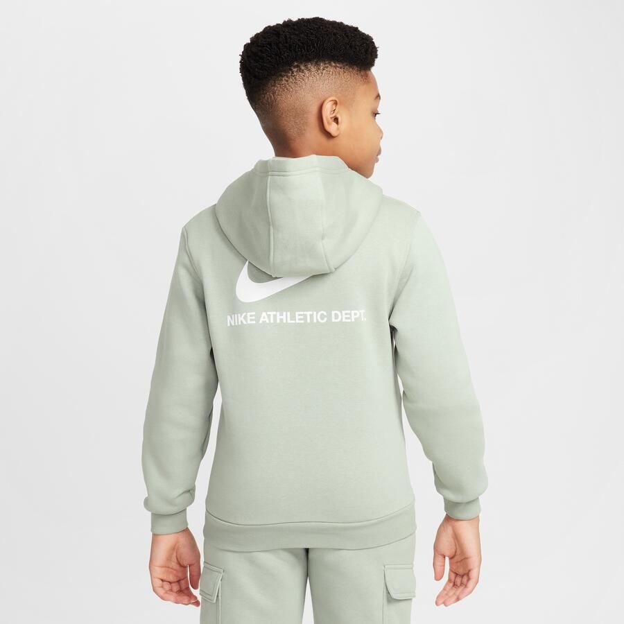 Nike Fleecehoodie voor kids Groen