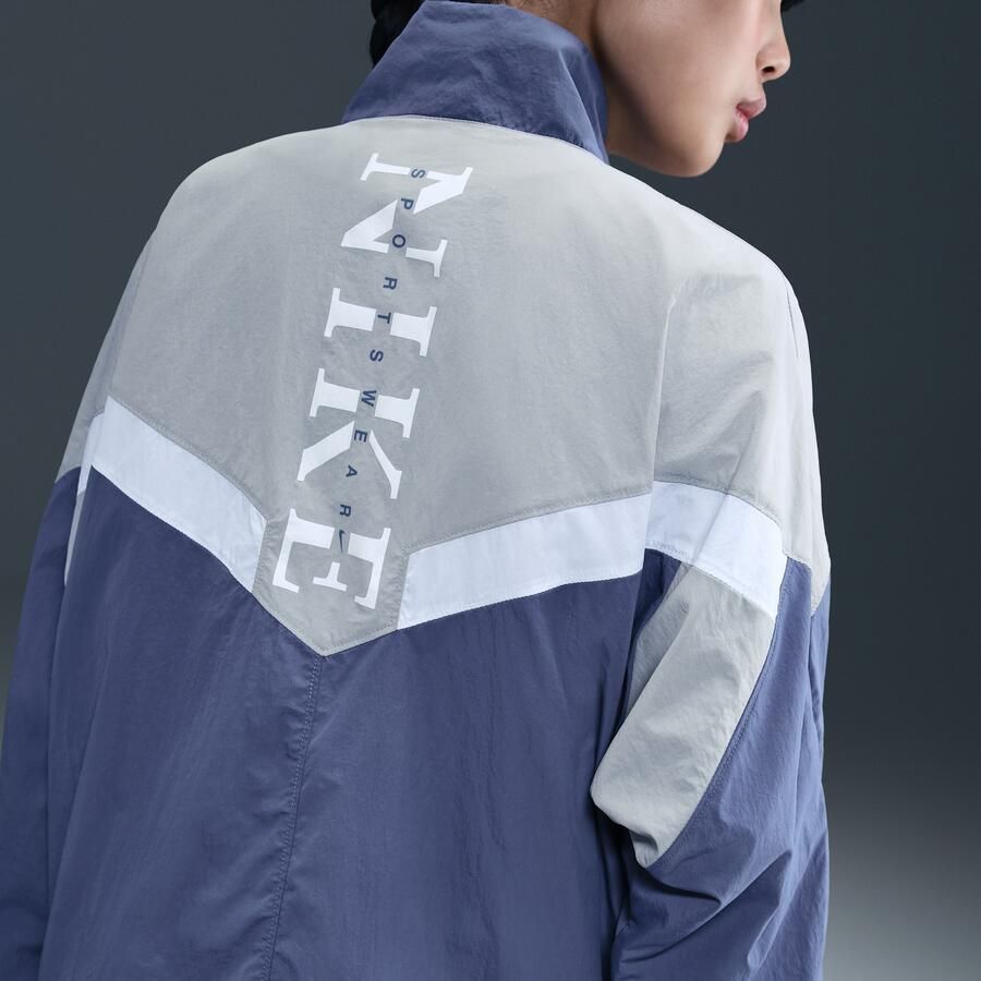 Nike Geweven damesjack Blauw