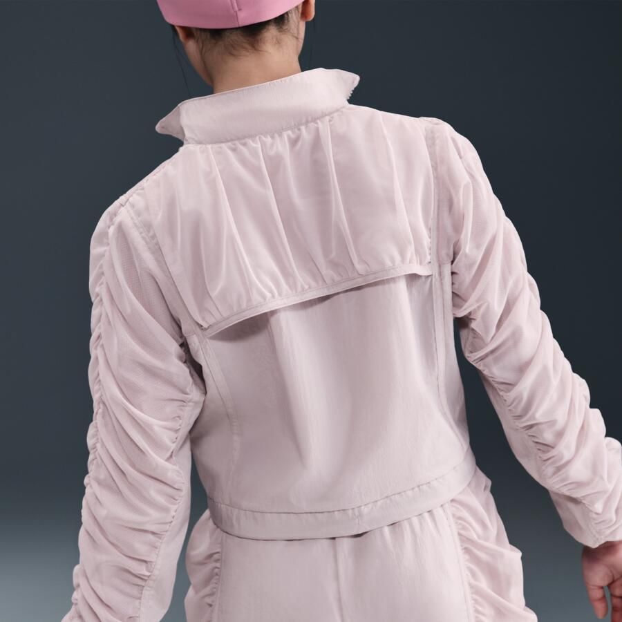 Nike geweven meisjesjack Paars