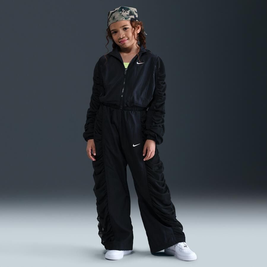 Nike geweven meisjesjack Zwart - Foto 3