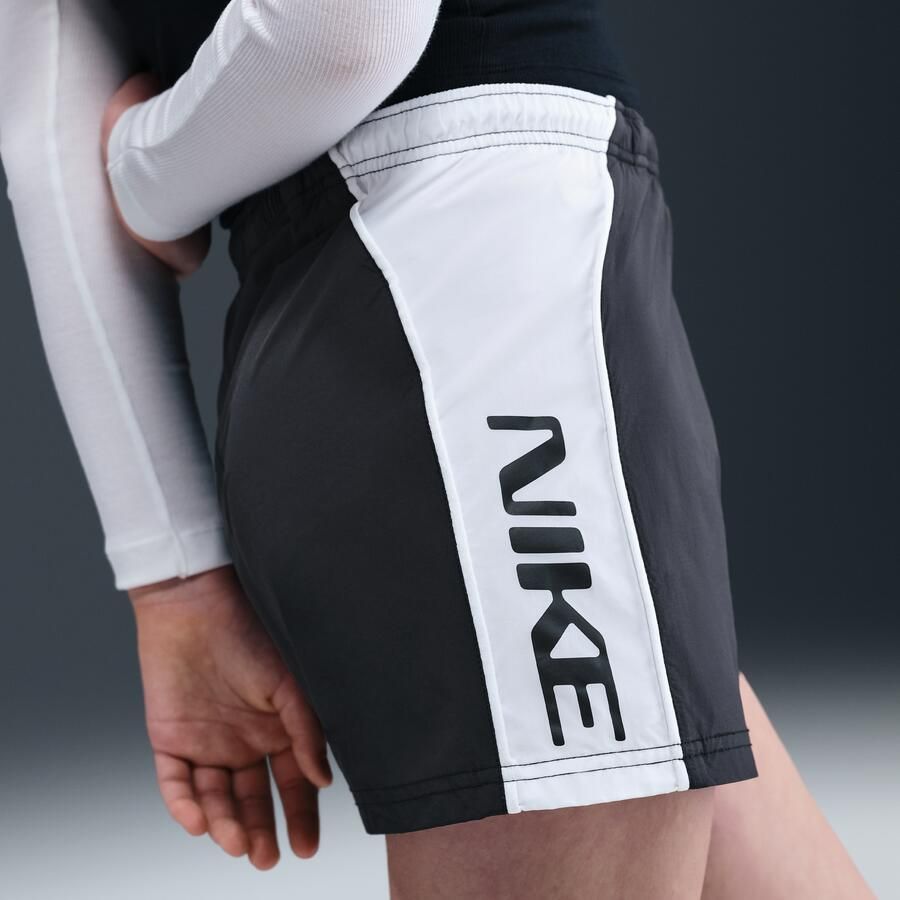Nike geweven meisjesshorts Zwart - Foto 2