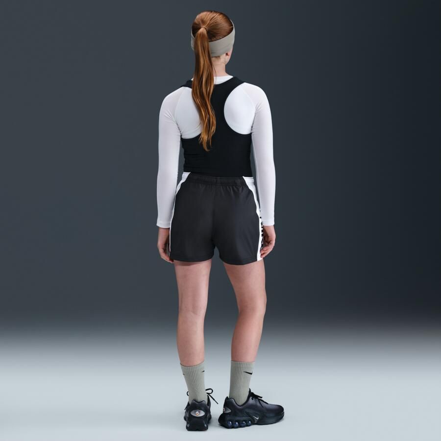 Nike geweven meisjesshorts Zwart - Foto 3