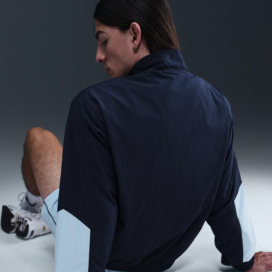 Nike Sportswear geweven trainingsjack voor heren Blauw