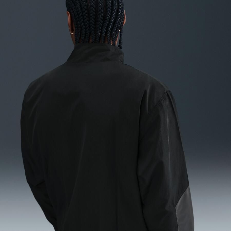 Nike Sportswear geweven trainingsjack voor heren Zwart