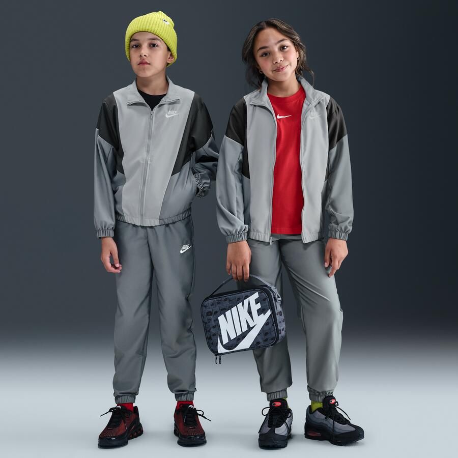 Nike Geweven trainingspak voor kids Grijs - Foto 4