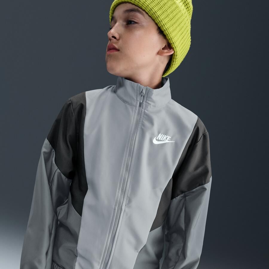 Nike Geweven trainingspak voor kids Grijs