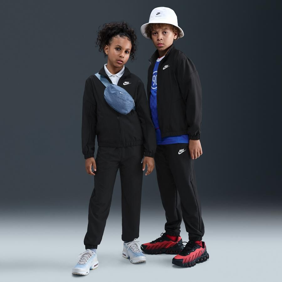 Nike Geweven trainingspak voor kids Zwart - Foto 4