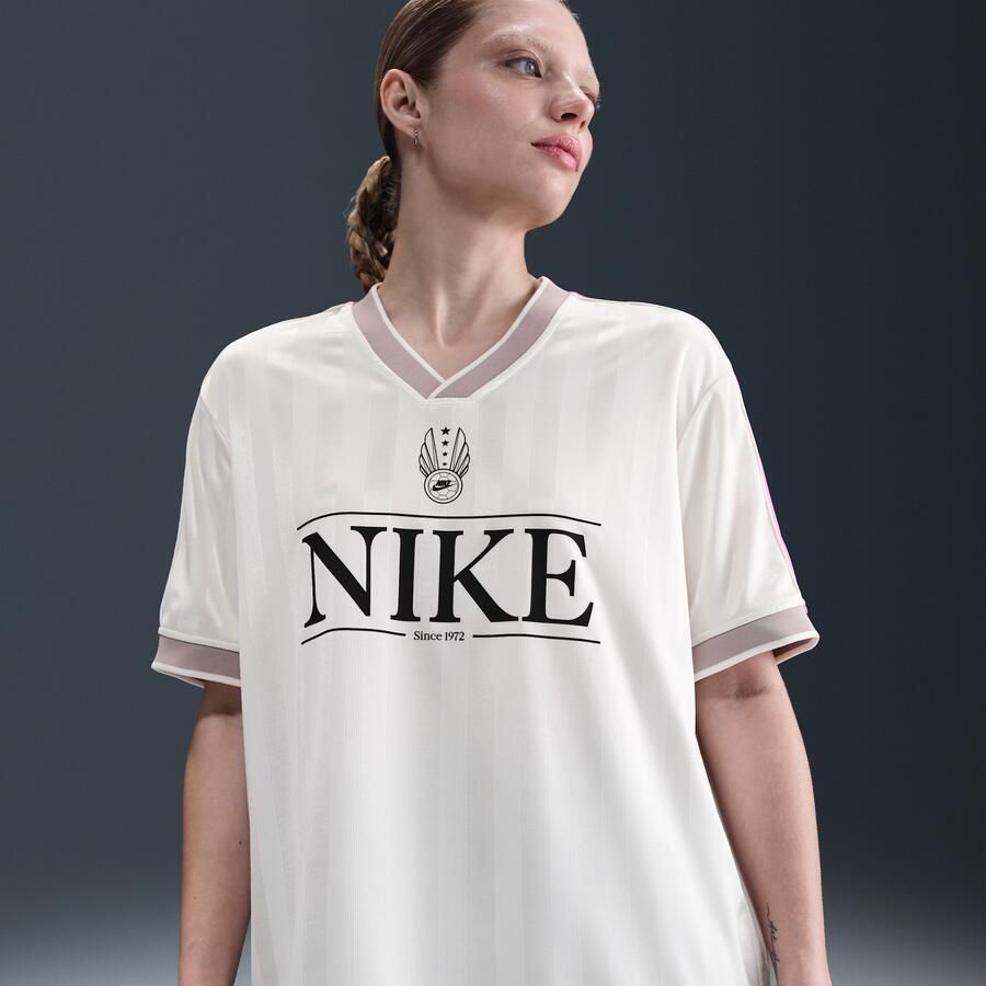 Nike jersey damestop met V-hals Wit - Foto 4