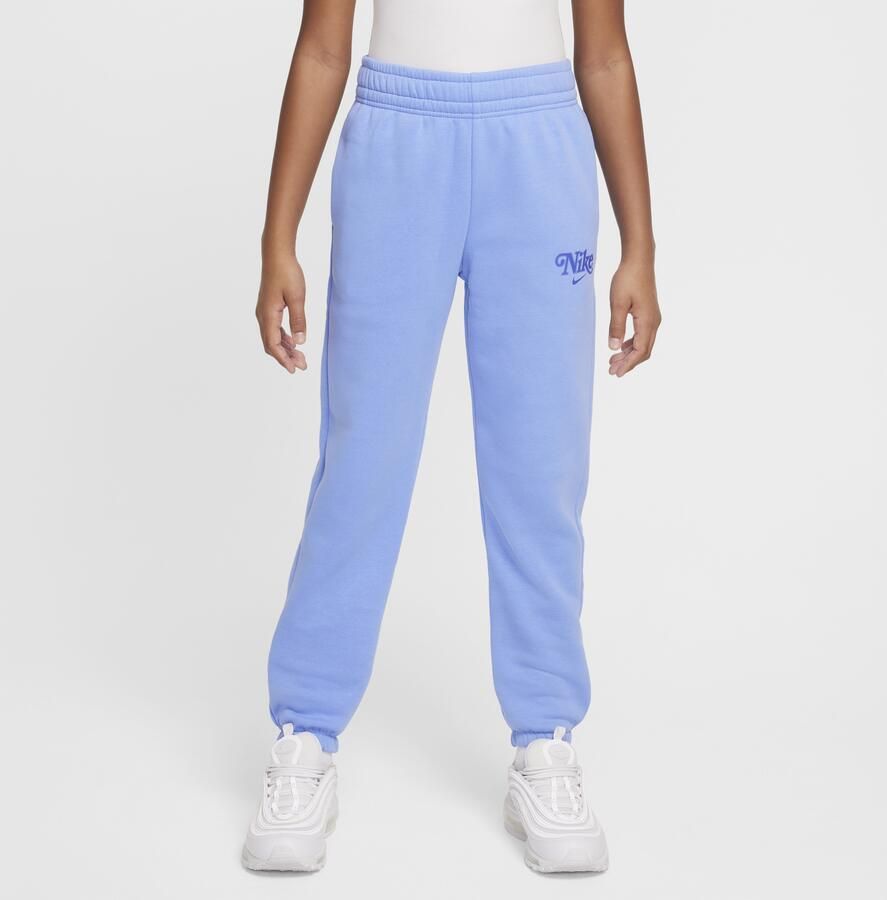 Nike Trendy Fleece Sweatpants met Elastische Taille Blue Heren - Foto 3