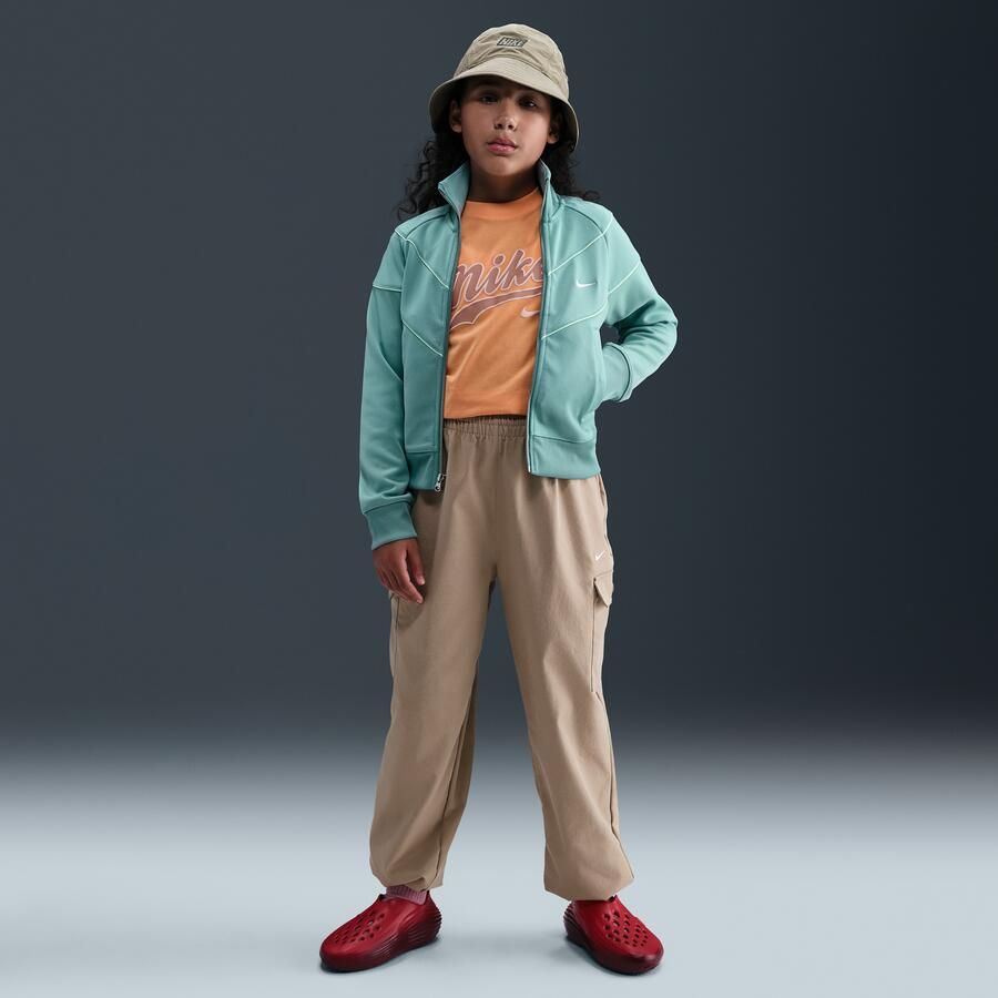 Nike Sportswear knit trainingsjack voor meisjes Groen - Foto 3