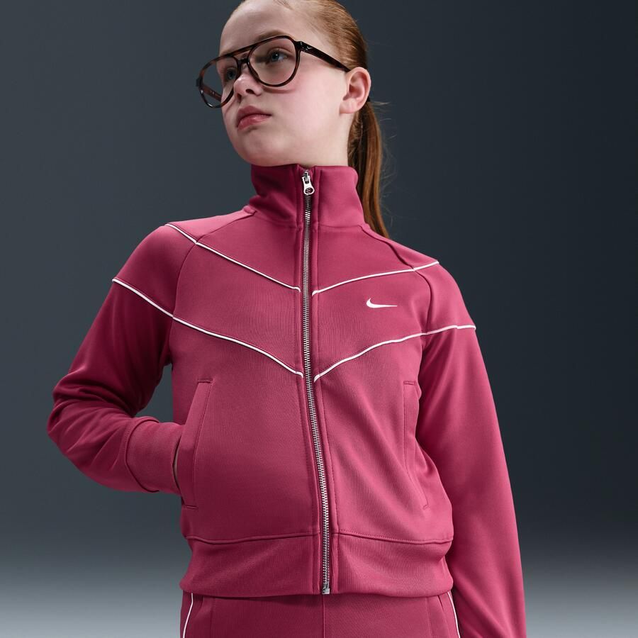 Nike knit trainingsjack voor meisjes Paars - Foto 4