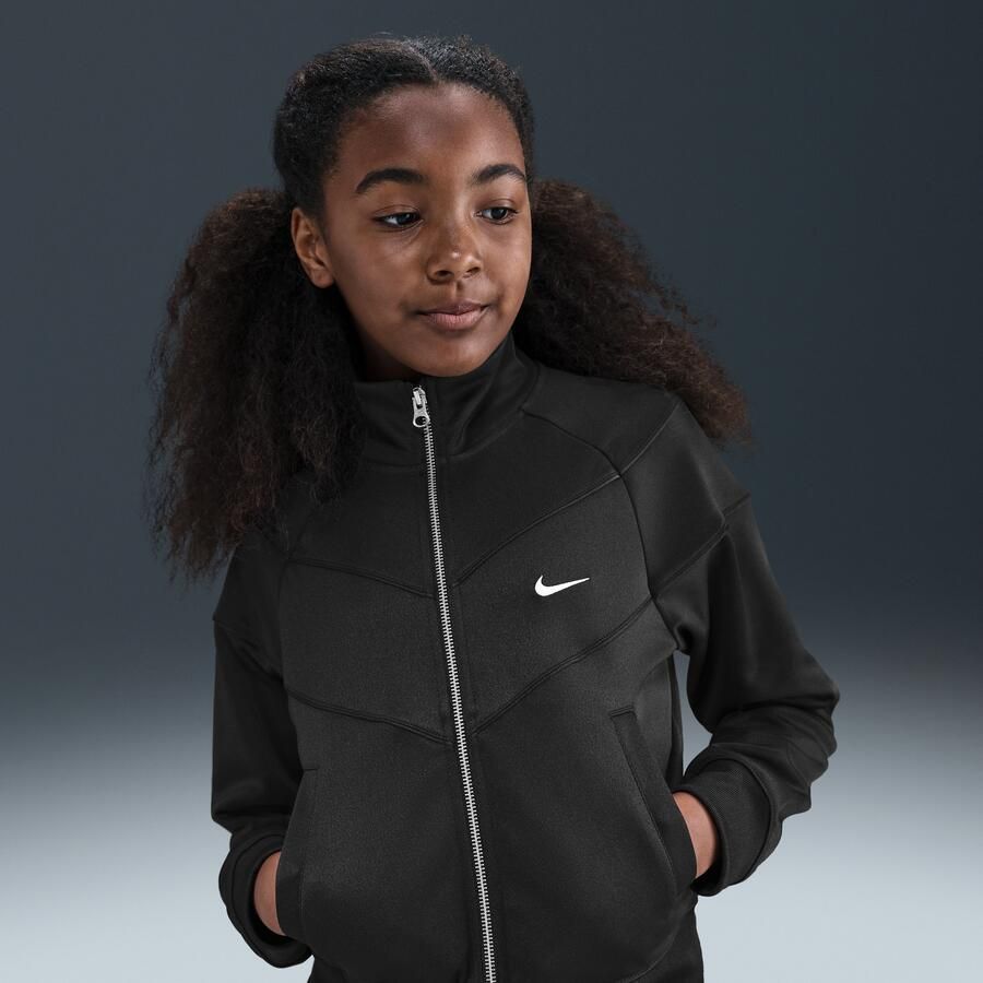 Nike knit trainingsjack voor meisjes Zwart - Foto 4