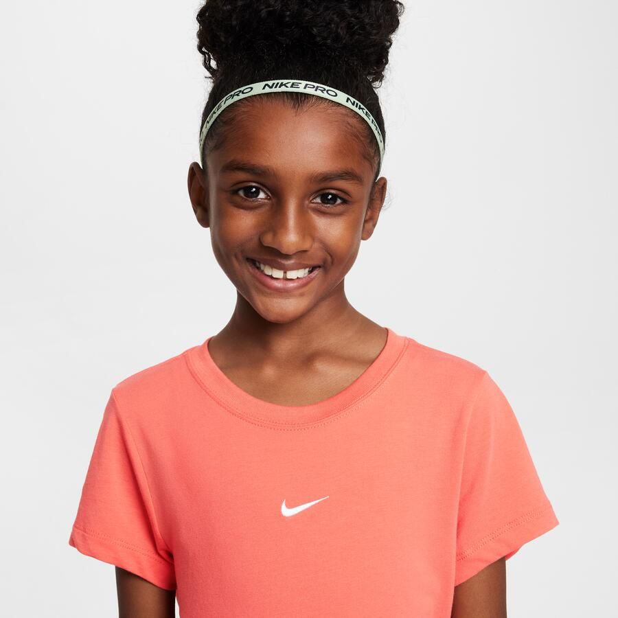 Nike Sportswear kort T-shirt voor meisjes Oranje