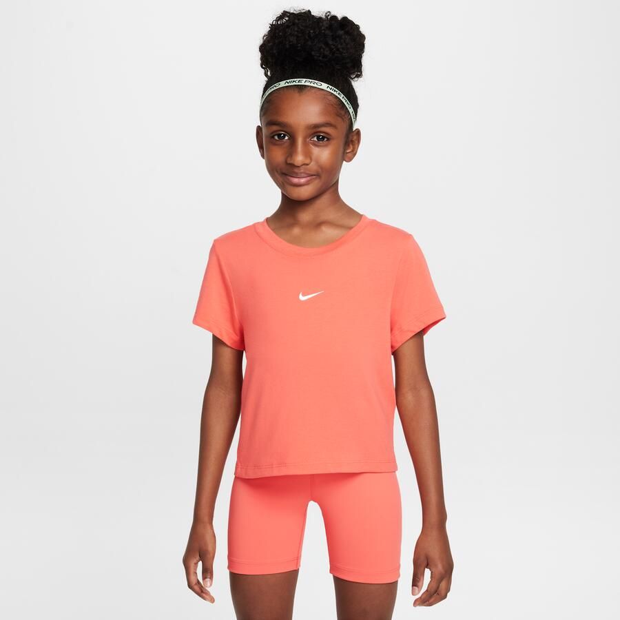 Nike Sportswear kort T-shirt voor meisjes Oranje - Foto 3