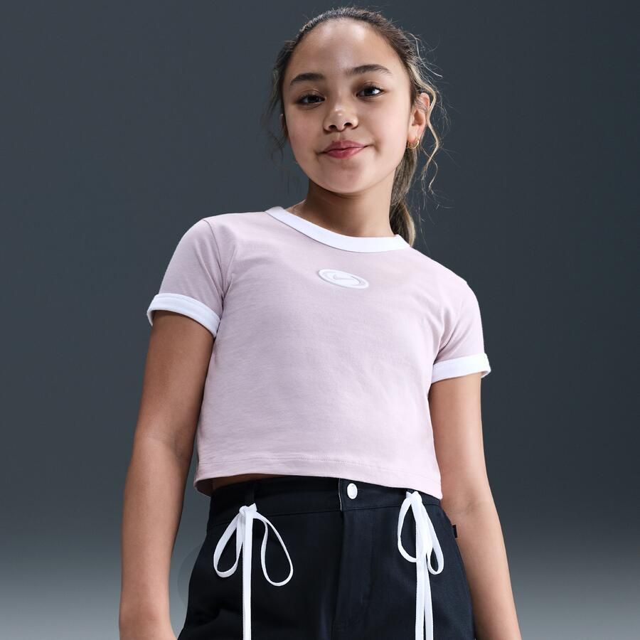 Nike Sportswear kort T-shirt voor meisjes Paars - Foto 4