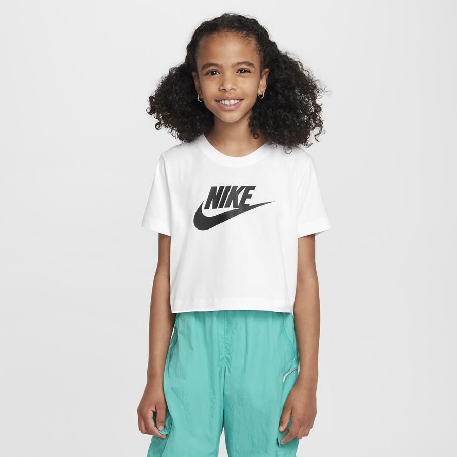 Nike Korte Crop Tee Sportkleding Wit White - Foto 3
