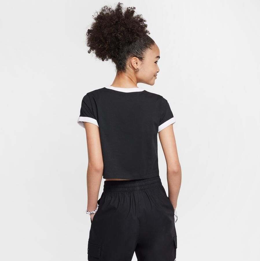 Nike Sportswear kort T-shirt voor meisjes Zwart - Foto 3