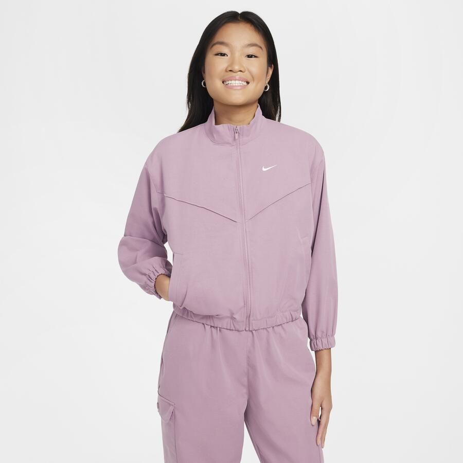 Nike Sportswear licht oversized jack voor Paars - Foto 2