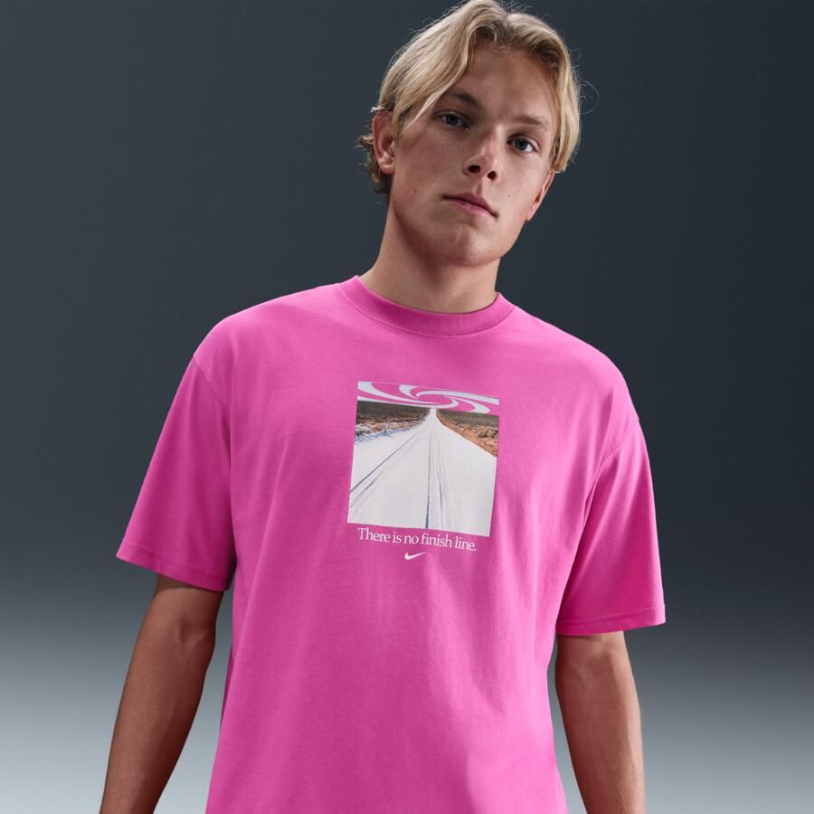 Nike Max90 T-shirt voor heren Roze