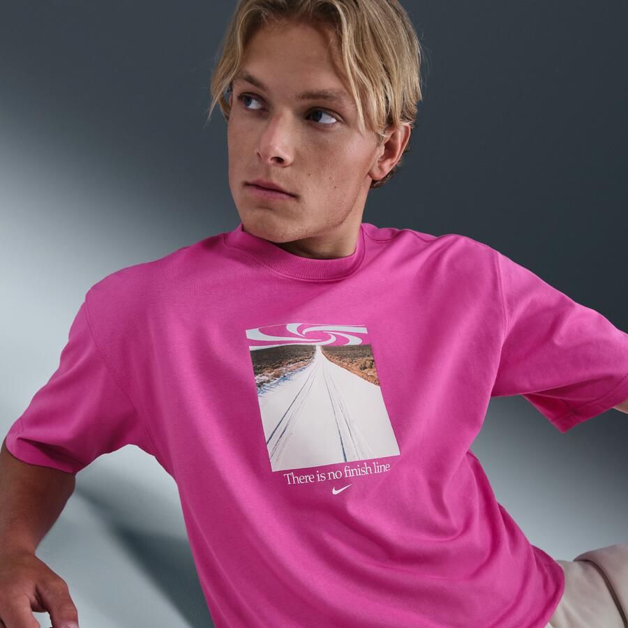 Nike Max90 T-shirt voor heren Roze - Foto 2